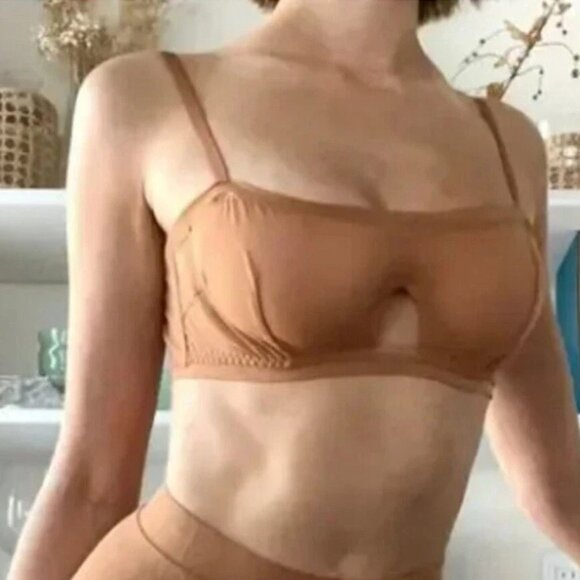 Free People We are HAH Wired Bra in Brown Sugar Size 30-38 B- NWT $78 - Picture 1 of 4